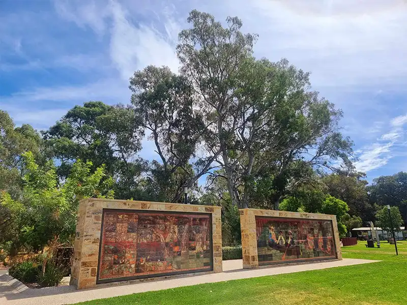 Gawler streetscape and surrounding residential area